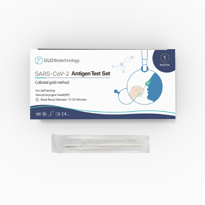 iiLO SARS-CoV-2 Rapid Antigen Swab ชุดทดสอบ Self Test CE2934