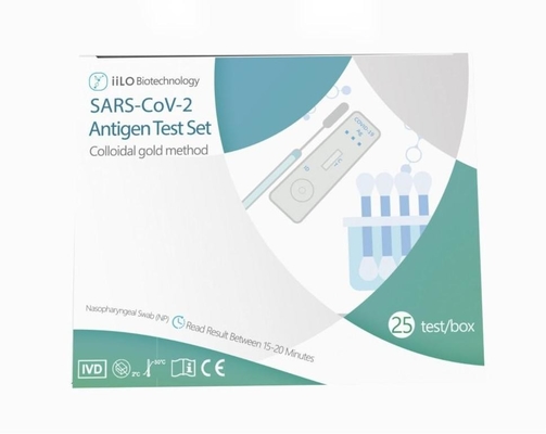 Rapid SARS-CoV-2 Antigen Swab Test Kit 15-20 นาทีปฏิกิริยาอย่างรวดเร็ว