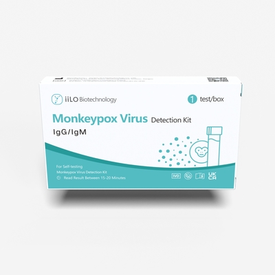 iILO Monkeypox Virus ชุดทดสอบ IGM IGG วิธีคอลลอยด์โกลด์