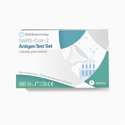 SARS-CoV-2 Antigen Self Test Set ชุดเก็บตัวอย่างน้ำลาย 1 ชุดทดสอบ/กล่อง