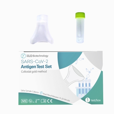 Fast Reaction iiLO Antigen Rapid Self Test SARS-CoV-2 ตัวอย่างน้ำลาย 1 การทดสอบ/กล่อง
