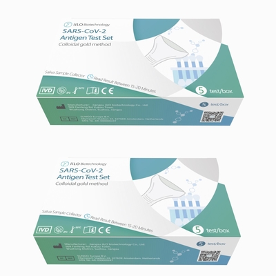 5 ชุดทดสอบ/กล่อง Antigen Home Testing Kit อายุการเก็บรักษา 2 ปี Plastic