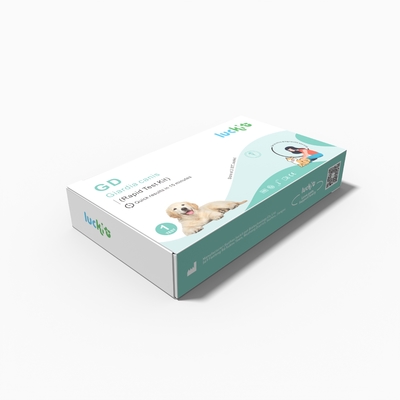 Class I Giardia Pet Test Kit For Dogs Fast Reaction Rapid 5 - 15 นาที